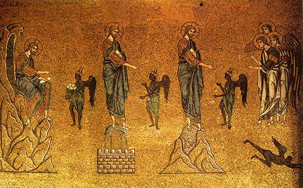 Temptations of Christ Mosaic